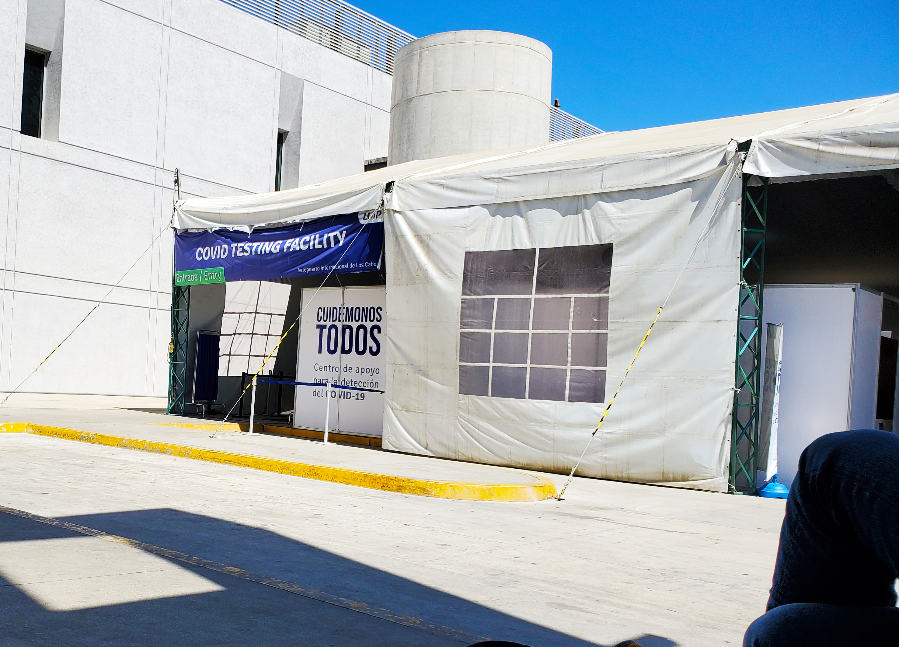 Covid test site at Cabo Airport copy
